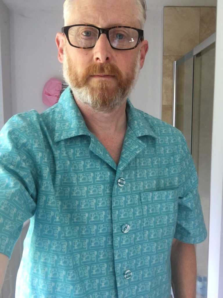 Finished Kwik sew pattern shirt
